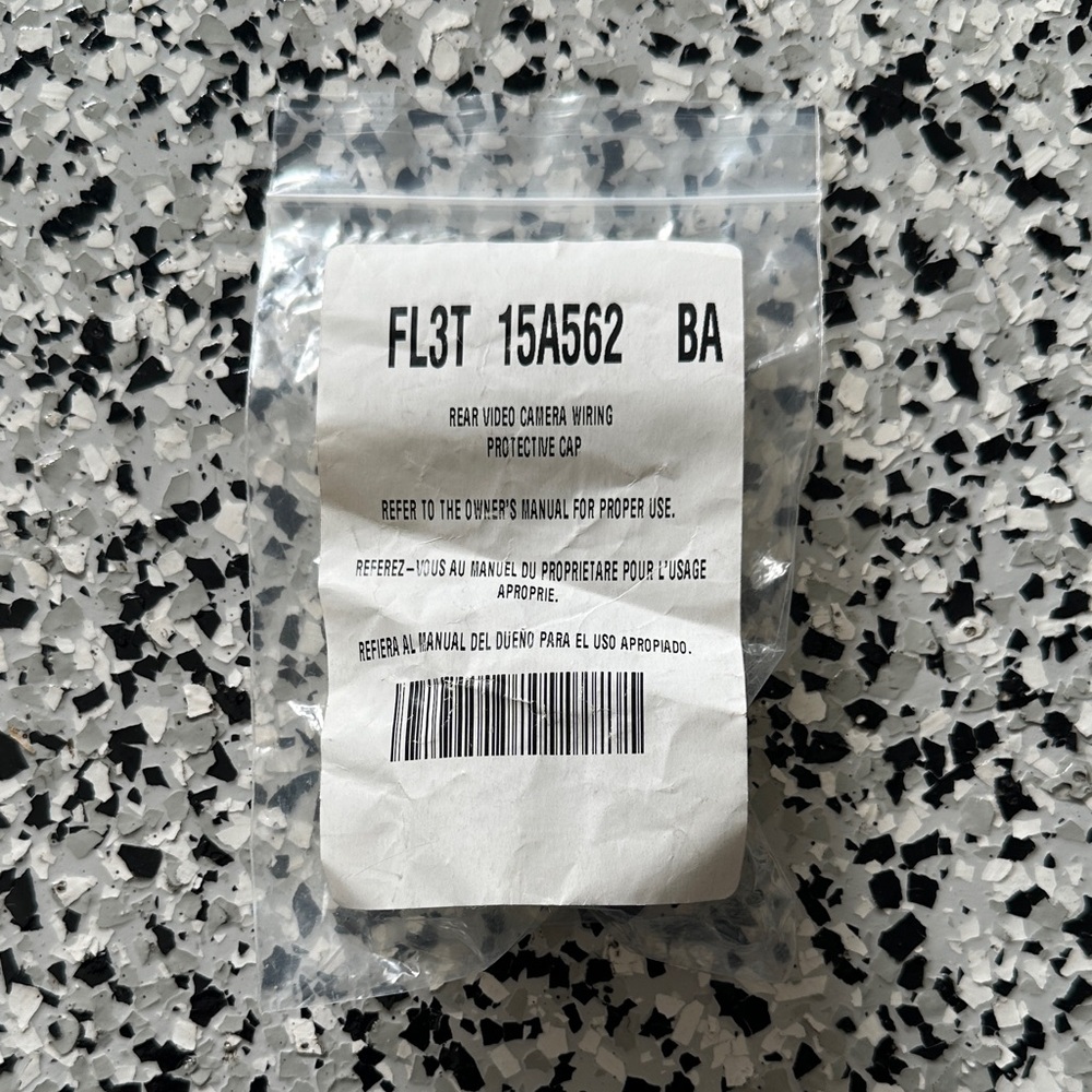 Ford F-150 Rear Video Camera Wiring Protecting Cap